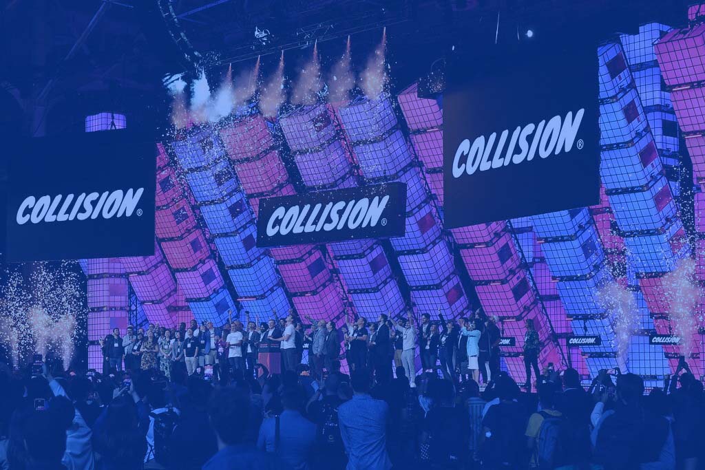 Collision Conf 2023 stage with speakers