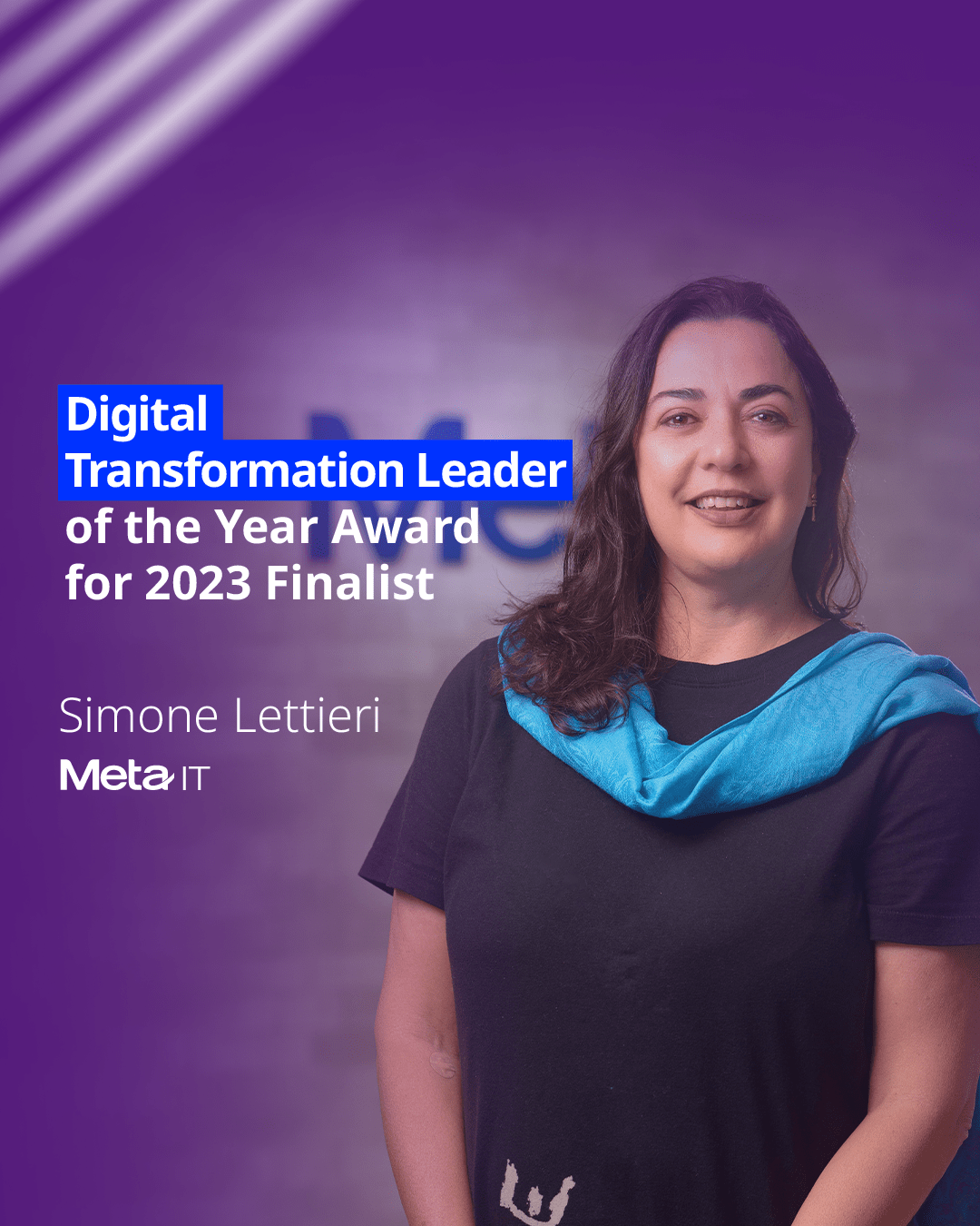 WomenTech Global Awards - Simone Lettieri CDO Digital Transformation Leader of the Year finalist